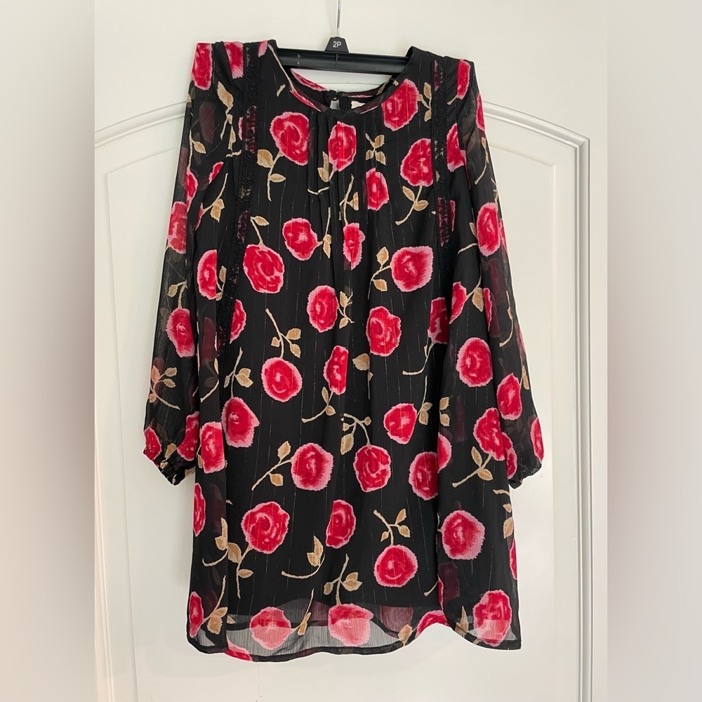 Kate Spade Girls Dress Hazy Rose Floral